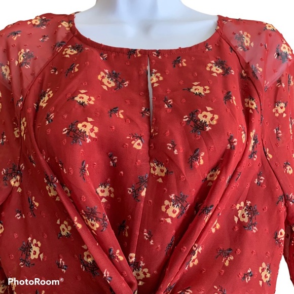 Love Fire Brick Red Fit and Flare Mini Dress - Picture 8 of 13